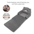 thumbnail image 4 of Toddler Soft Sherpa Couch Fold Out Conve Sponge  Foldable, Portable Adorable Design Versatile  Grey Toddler Chair for Napping Playing Reading, 4 of 8