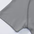 thumbnail image 5 of ZACPNCV Girls Athletic Shirts Short Sleeve Quick Dry Yoga T-Shirt Crewneck Solid Color Active Athletic Performance Tee Tops Sports Activewear Gray 5-6 Years, 5 of 9