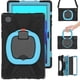 thumbnail image 5 of Funda colorida para Samsung Tab A7 de 10,4 pulgadas T500 con correa para el hombro, soporte de anillo ajustable grande y protección contra golpes., 5 of 5