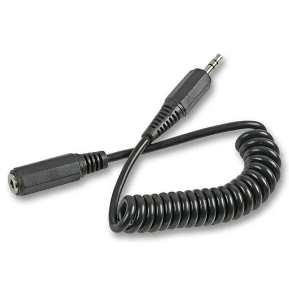 PRO SIGNAL - 3.5mm Stereo Jack Socket to Plug Lead, 4m Black