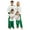 Style 6, variant on Christmas Family Pajamas Matching Set Santa Elk Print Long Sleeve Tops and Pants Loungewear Soft Sleepwear