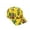 1-Yellow1476, variant on Oiyii Toddler Boys Snap‑Fit Baseball Hats Vehicle Printed Sport Back‑To‑School Baseball Caps, White