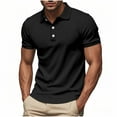 thumbnail image 1 of Styesk T-Shirts pour Homme Chandail à Fermeture Éclair Imprimé Col à Revers Manches Longues Col Rabattu Blouse Chemise, 1 of 4