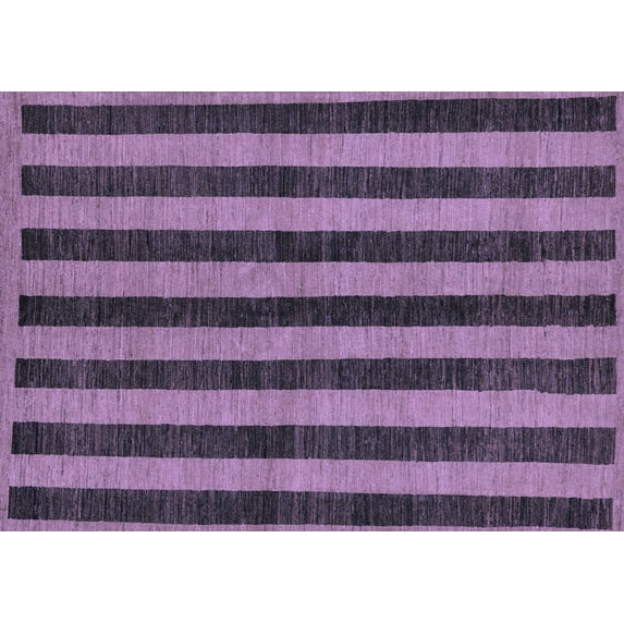 Ahgly Company Indoor Rectangle Abstract Blue Modern Area Rugs, 5' x 7'