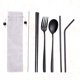 thumbnail image 4 of Juego de vajilla portátil y ligero de 5 piezas para viaje, camping, cocina, hogar, con bolsa de almacenamiento., 4 of 7