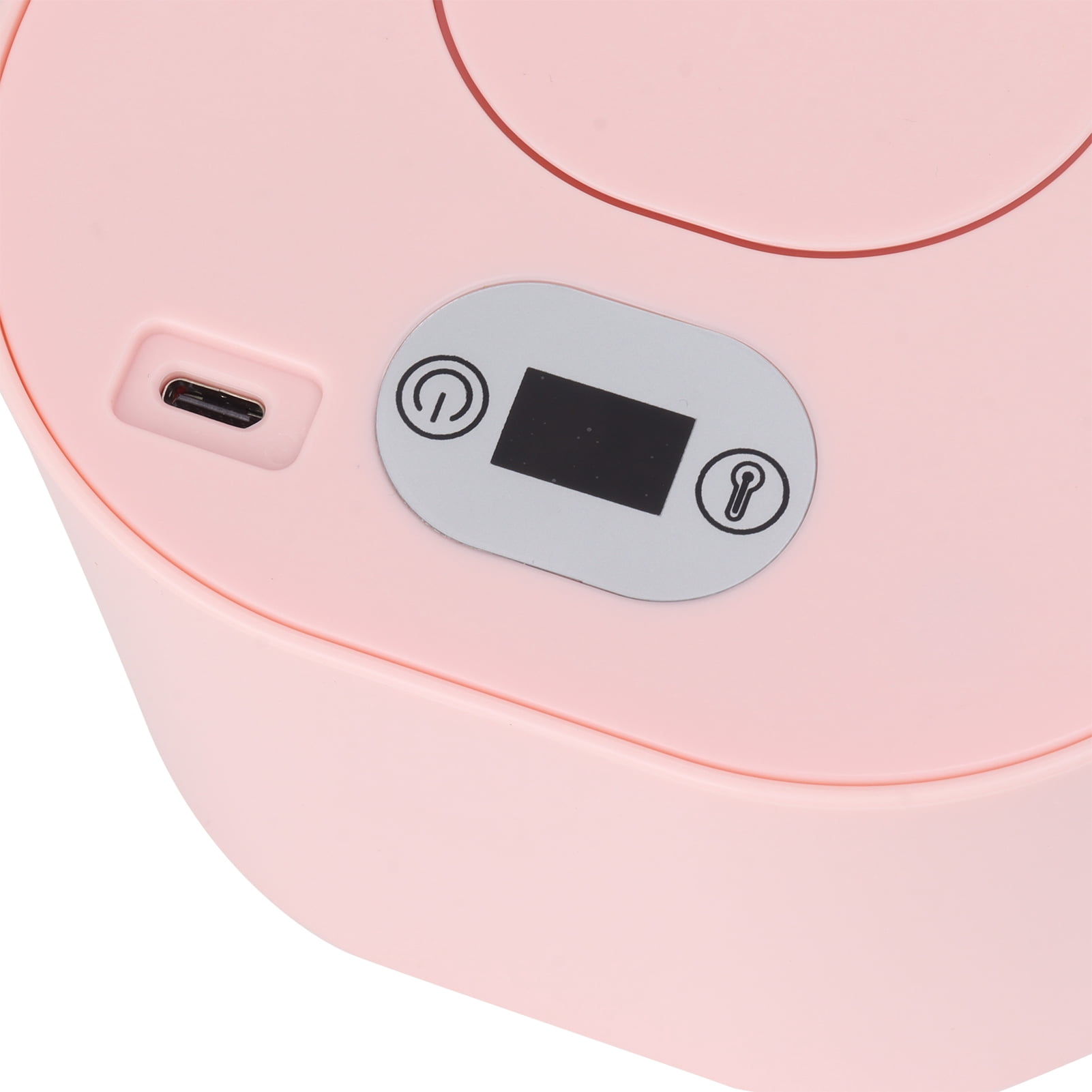 Yajisi Baby Wipe Warmer USB Constant Temperature Portable Wipe Heater Temperature Adjustment Warm Keeper Dispenser 5V Pink 8.27x5.51x4.72 inches / 21x14x12 cm