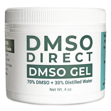 DMSO Direct DMSO Gel 70/30 – 99.99% Pure Pharmaceutical Grade Dimethyl Sulfoxide & Water 4 oz