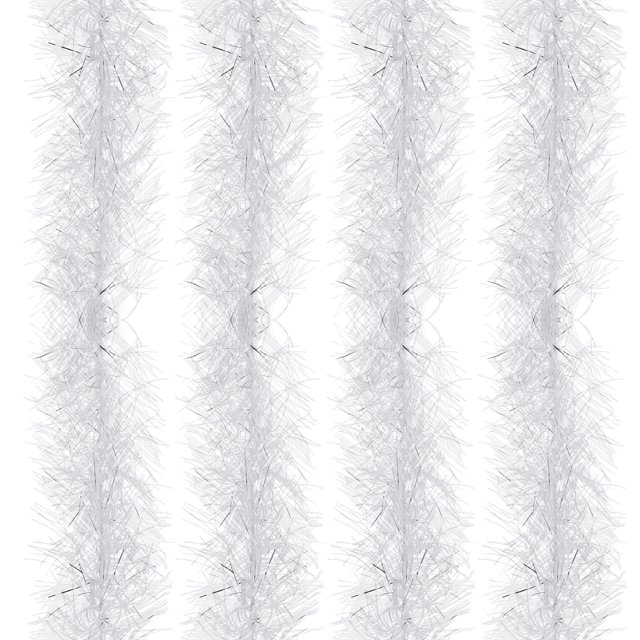 Uxcell Boa de plumas de 5 pies, 4 piezas de boas de plumas artificiales para decoraciones de fiesta