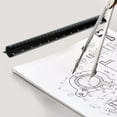 thumbnail image 3 of Architectural Ruler 30 cm Aluminum Triangular Ruler Various Scales 1:20, 1:25, 1:50, 1:75, 1:100, 1:125 for Architects, 3 of 5