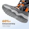 thumbnail image 4 of DREAM PAIRS Boys' Snow Boots, Mid-Calf Winter Boots with Warm Lining, Water-Resistant Upper, Hook-and-Loop Closure and Anti-Slip TPR Outsole, 4 of 6