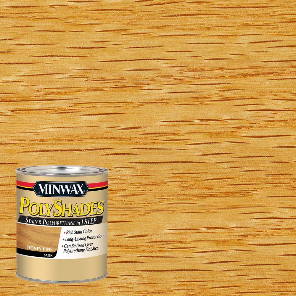 Minwax® PolyShades® Honey Pine, Satin, 1Qt