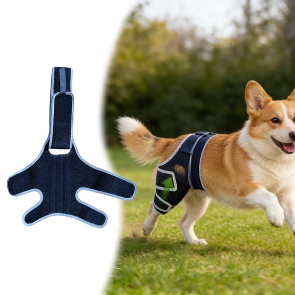 Adjustable Dog & Leg Brace, Support for Joint Pain, ACL Tear, Arthritis, Dysplasia, Injury Recovery Pet Leg Suppor