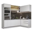 thumbnail image 1 of Cocina Integral de Esquina 399cm Glamy Madesa 02 Blanco, 1 of 5
