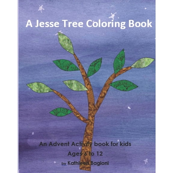 A Jesse Tree Coloring Book: An Advent Activity Book for kids, (Paperback)
