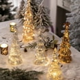 thumbnail image 7 of Large Glowing Glass Desktop Ornament - Decorative Battery Operated Festive Holiday Centerpiece for Home and Spaces, 7 of 7