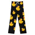 thumbnail image 3 of Bunch of Rubber Ducks Pajama Pants Breathable with Pockets Pajamas For Lady Vintage Sleeping Pants Bedroom Homewear, 3 of 6