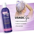 thumbnail image 6 of One 'n Only Shiny Silver Ultra Color-Enhancing Conditioner, Restores Shiny Brightness to White, Grey, Bleached, Frosted, or Blonde-Tinted Hair, Protects Hair Color - 12 Fl. Oz, 6 of 7