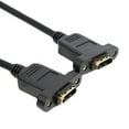 thumbnail image 6 of HDTV Male/Female To Female Extension Cable with Screw Panel Mount for HDTV Monitor Gaming Console Projector Accessoires, 6 of 7