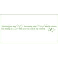 thumbnail image 1 of Meeting You was Fate, Becoming Your Friend was by Choice.. Vinyl Quote - Large - Grass, 1 of 2