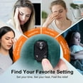 thumbnail image 5 of FACEMOON Heated Eye Mask for Dry Eyes: Electric Warm Compress for Blepharitis Stye Tired Eyes - Cordless Moist Heat Relief Heating - Stable Temp 1500 Mah Rechargeable Washable Green, 5 of 9