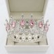 thumbnail image 2 of Zhuge Tiara de boda para novia, diadema de princesa, corona de novia, joyería para el cabello con diamantes de imitación de cristal, decoración para princesa, novia, cumpleaños, graduación, boda (M), 2 of 4