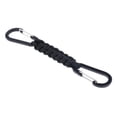 thumbnail image 1 of 10xParacord Llavero Mosquetón Herramienta De Supervivencia Con Mosquetón Negro, 1 of 8