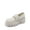 WHITE, variant on BURUDANI Women's Chunky Loafers Platform Comfortable Slip-On Dressy Business Casual Fashion Outfit Loafer Shoes