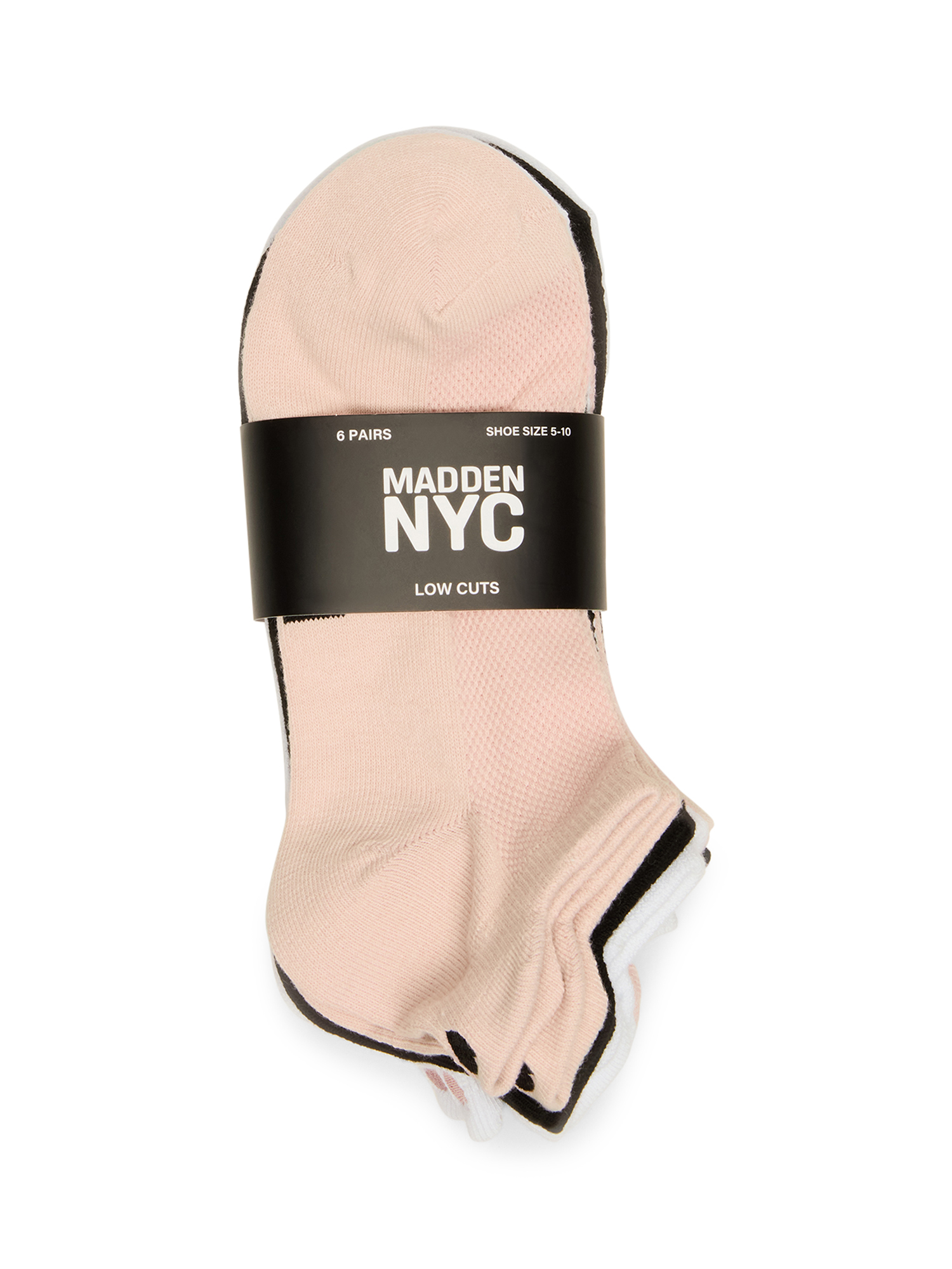 Madden NYC Women's Low-cut, 6-Pack, Fits Shoe Size 5-10