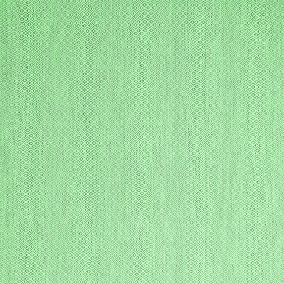 Ahgly Company Indoor Square Solid Emerald Green Modern Area Rugs, 6' Square