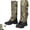 Green, variant on Snake-Resistant Outdoor Leg Gaiters, Unisex Adjustable Waterproof Snake Guards for Hiking Hunting Climbing, Abrasion-Resistant Lower Leg Protection Gaiters