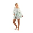 thumbnail image 2 of Loop Linen Muslin Robe With GIFT SHORT I Womens Muslin Robe Set For Women Lightweight Muslin Robe I 2 Layers Muslin I Muslin Robe Set, 2 of 6