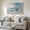 Blue and White-36"L x 24"W, variant on Framed Beach Canvas Wall Art Sunset Landscape Prints Paintings Large Pictures Decor For Bedroom Dining Room Bathroom Office Kitchen Farmhouse Living 24x36 In