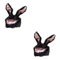 thumbnail image 4 of Orejas de conejo sombrero tocado Bearachild para Pascua foto Prop fiesta Cosplay Blanco Type1 NO1, 4 of 6