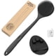 thumbnail image 1 of wonima11 Silicone Back Scrubber(Thin Bristles) & Soft Bath Glove Set, Super-Cleaning Body Scrubber & Super-Lathering Shower Brush Combination, with a Free Hook. (Black), 1 of 1