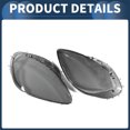 thumbnail image 5 of Unique Bargains 1 Pair Car Front Left Right Headlight Lens Cover for Chevrolet Corvette C6 2005-2013 PC Black, 5 of 6