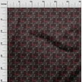 thumbnail image 3 of oneOone Cotton Poplin Twill Maroon Fabric Text Quilting Supplies Print Sewing Fabric By The Yard 56 Inch Wide, 3 of 5