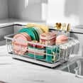 thumbnail image 6 of BEHERZT Large Stainless Steel Dish Drying Racks with Drainboard,Countertop Dish Drainer Rack,Kitchen Sink Dish Rack,Gray, 6 of 6
