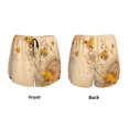 thumbnail image 3 of Balery Pantalones cortos deportivos para mujer con forro y dos bolsillos, elásticos, para entrenamiento, gimnasio, yoga-Medium, 3 of 7