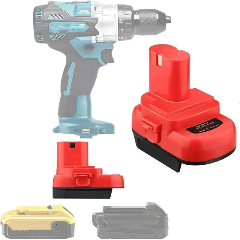 Adapter Use for Ma/kita Ni-CD Ni-Mh Tools,for De*walt 20V 60V and for Mil*wau*kee 18V M18 Lithium Battery Convert to for Ma.kita 12V 14.4V Ni-Cd/Ni-Mh Batteries Power for Ni-CD Cordless Power Tool
