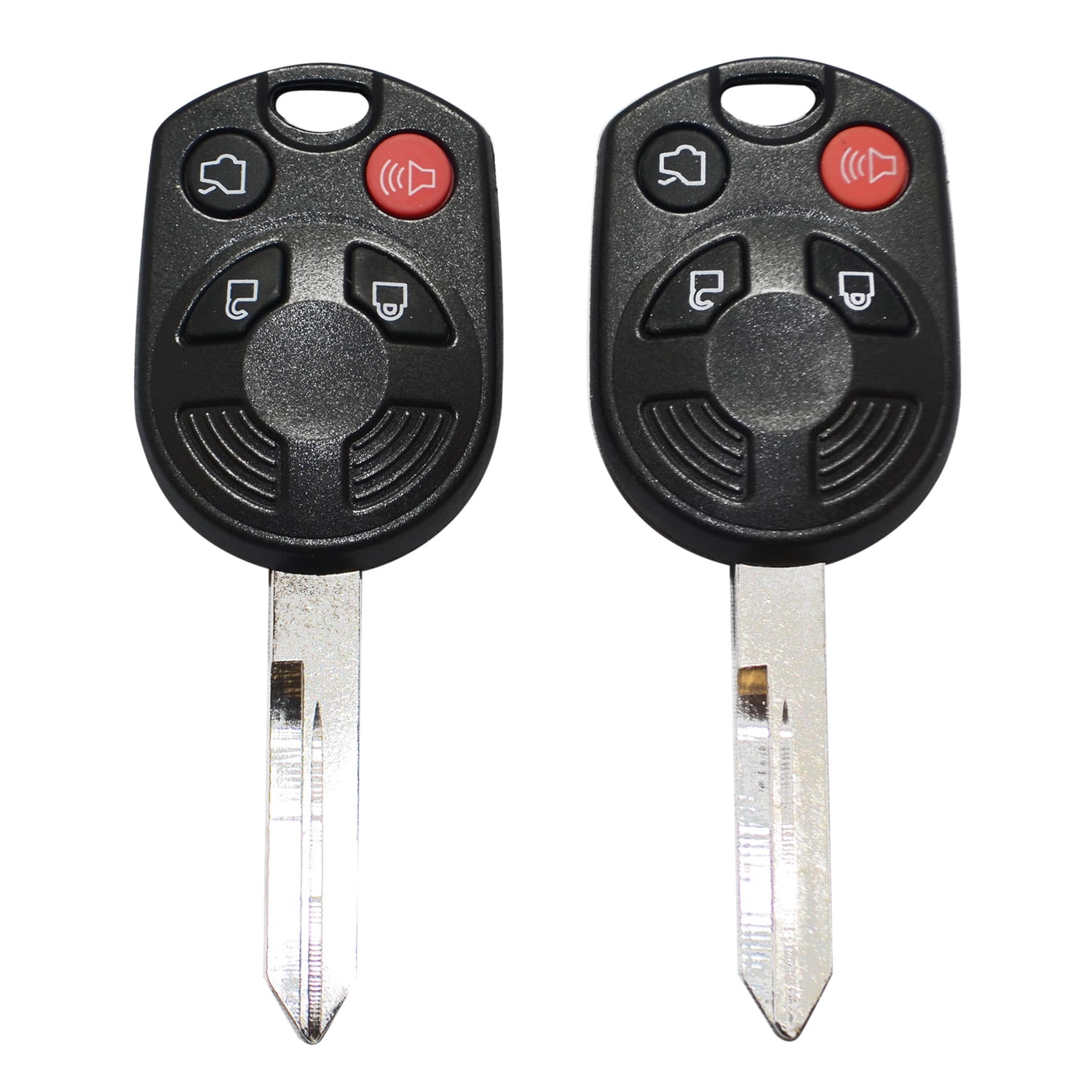 2 Uncut Car Remote Head Ignition Key Keyless Entry For OUCD6000022 Fob 
