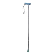 Drive Medical Folding Cane with Glow Gel Grip Handle, Light Blue