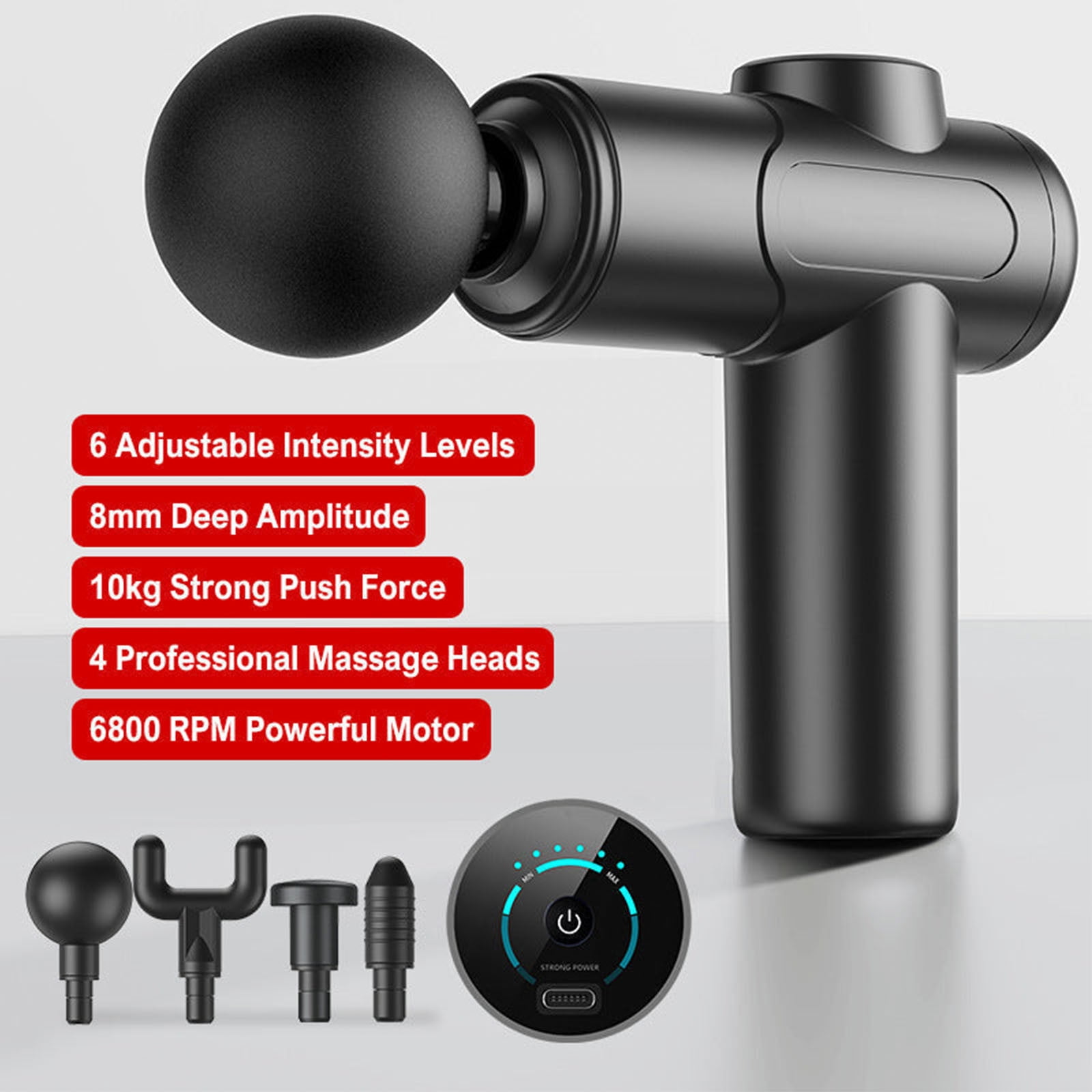 Ikohbadg Mini Percussion Massage Gun, Compact & Effective Muscle Relaxation Tool for Deep Tissue Pain Relief, Portable Handheld Massager for Neck, Back, Shoulders, Legs, Ideal for Muscle Recovery