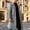 Grey, variant on EGNMCR Jackets for Men Men's British Style Color Long Coat Fashionable Warm Woolen Overcoat