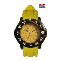 Del Mar Watches 50384 Men's Sand Key Dive 200 M Yellow Face & Watch Strap 4