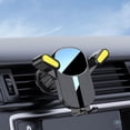 thumbnail image 1 of black Car Phone Bracket Telescopic Suction Cup Car Phone Bracket Dashboard Auto Lock Navigation Bracket, 1 of 9