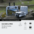 thumbnail image 3 of DJI Mini 4 Pro Drone Fly More Combo with RC 2 Remote Controller, 3 of 6