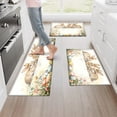 thumbnail image 4 of YIMEIS Easter bunny eggs Fall Kitchen Rugs Set of 2, Holiday Kitchen Mat Decor Home Decorations, Green Mats for Kitchen Floor - 16''*24'' and 17''*47'' in, 4 of 9