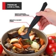 thumbnail image 3 of 4 Count Disposable Serving Spoons, Black Plastic Serving Spoons for Catering Weddings, Holiday Parties, and More, Large Plastic Serving Utensils for Buffet, Party Spoons, Stock Your Home, 3 of 7