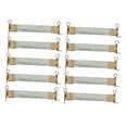 thumbnail image 4 of 10 piezas de bisagras de resorte metálicas internas flexibles con bucles laterales para bolsos, 10 centímetros, 4 of 9