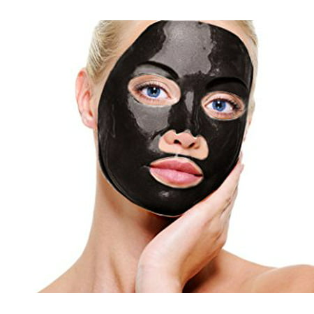 Bamboo and Charcoal Detoxifying Facial Face Mask Removes Black Head Build Up - Exotic Bamboo Oils Help Skin Hydration and Look Younger and Rejuvenated In Minutes
